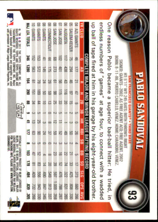 A6060- 2011 Topps Chrome BB Card #s 1-220 +Rookies -You Pick- 15+ FREE US SHIP - Picture 133 of 398