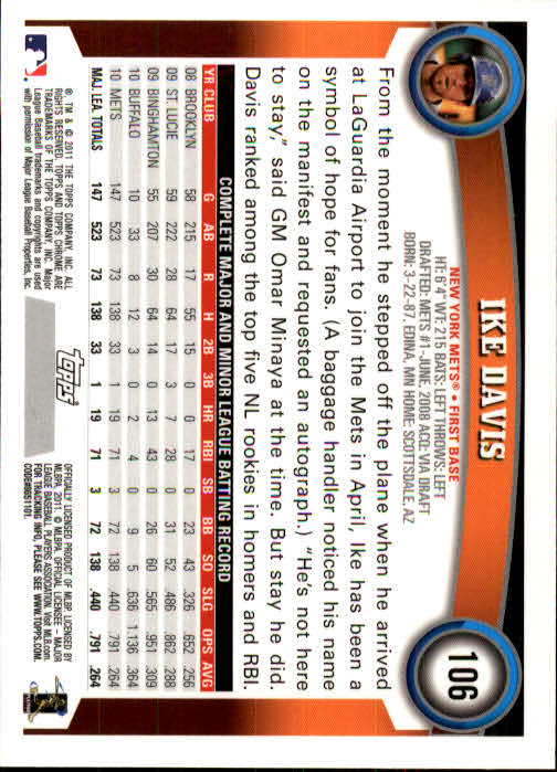 A6060- 2011 Topps Chrome BB Card #s 1-220 +Rookies -You Pick- 15+ FREE US SHIP - Picture 65 of 398