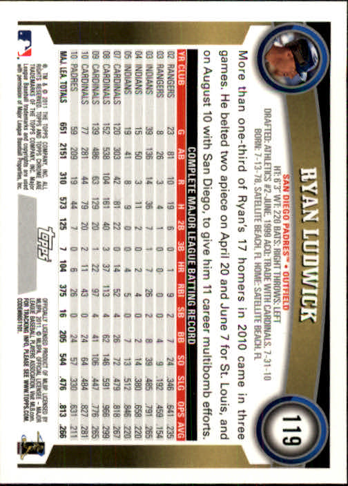 A6060- 2011 Topps Chrome BB Card #s 1-220 +Rookies -You Pick- 15+ FREE US SHIP - Picture 93 of 398