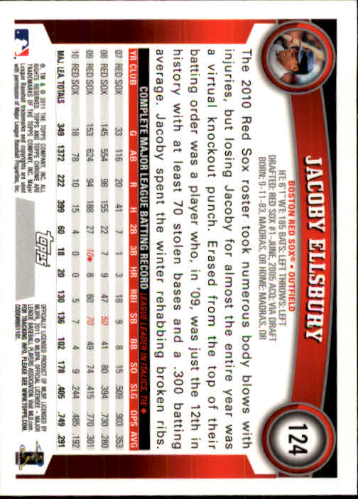 A6060- 2011 Topps Chrome BB Card #s 1-220 +Rookies -You Pick- 15+ FREE US SHIP - Picture 303 of 398