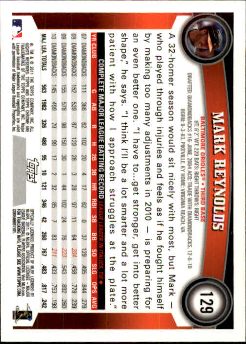 A6060- 2011 Topps Chrome BB Card #s 1-220 +Rookies -You Pick- 15+ FREE US SHIP - Picture 73 of 398