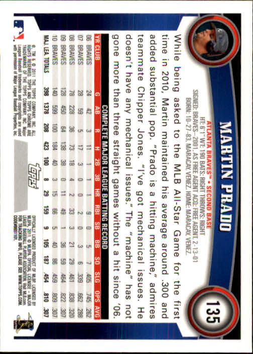 A6060- 2011 Topps Chrome BB Card #s 1-220 +Rookies -You Pick- 15+ FREE US SHIP - Picture 87 of 398