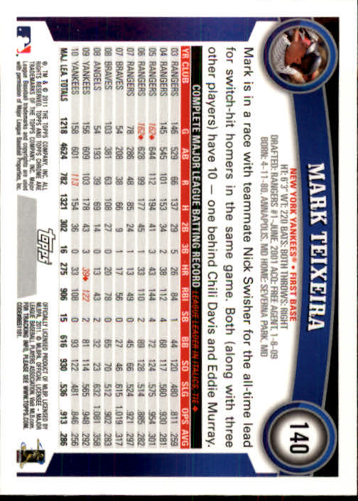 A6060- 2011 Topps Chrome BB Card #s 1-220 +Rookies -You Pick- 15+ FREE US SHIP - Picture 207 of 398