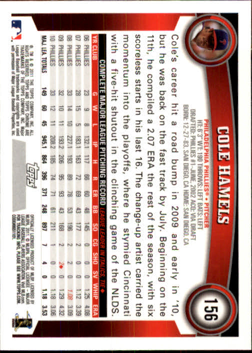 A6060- 2011 Topps Chrome BB Card #s 1-220 +Rookies -You Pick- 15+ FREE US SHIP - Picture 287 of 398