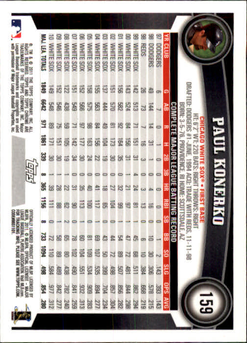 A6060- 2011 Topps Chrome BB Card #s 1-220 +Rookies -You Pick- 15+ FREE US SHIP - Picture 135 of 398