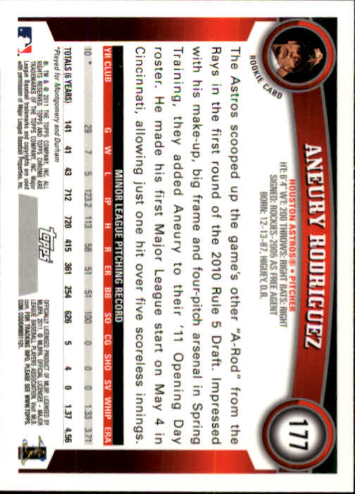 A6060- 2011 Topps Chrome BB Card #s 1-220 +Rookies -You Pick- 15+ FREE US SHIP - Picture 269 of 398