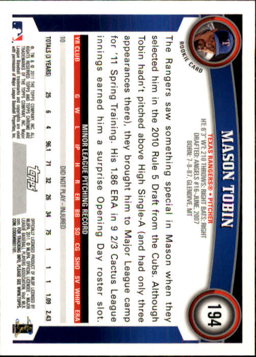 A6060- 2011 Topps Chrome BB Card #s 1-220 +Rookies -You Pick- 15+ FREE US SHIP - Picture 283 of 398