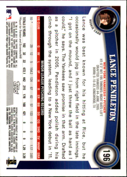 A6060- 2011 Topps Chrome BB Card #s 1-220 +Rookies -You Pick- 15+ FREE US SHIP - Picture 299 of 398