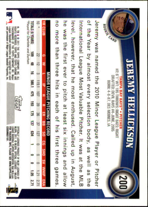 A6060- 2011 Topps Chrome BB Card #s 1-220 +Rookies -You Pick- 15+ FREE US SHIP - Picture 384 of 398