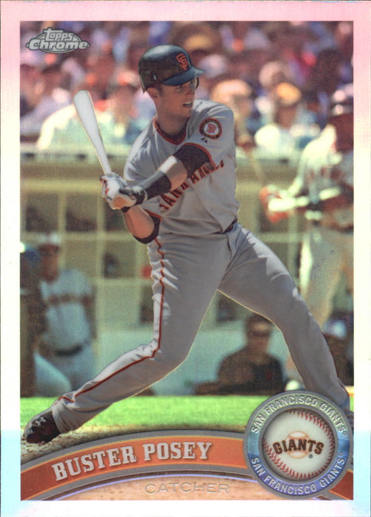 2011 Topps Chrome Refractors #1 Buster Posey