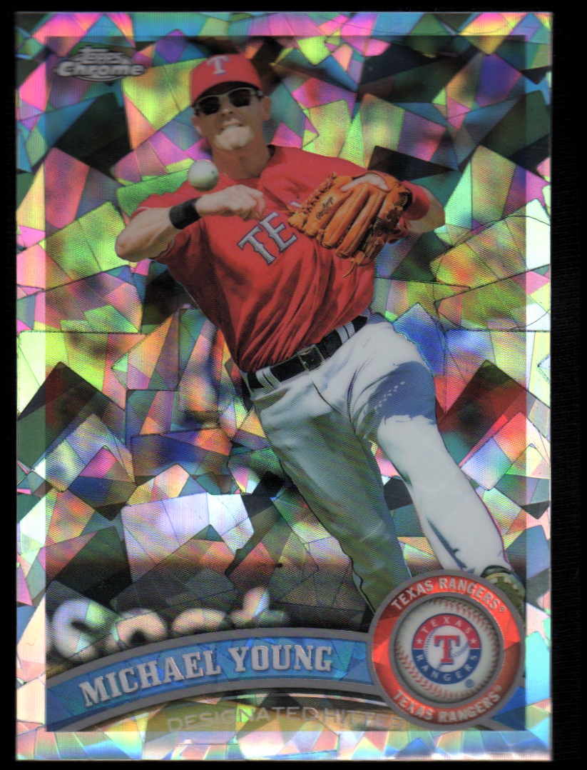 2011 Topps Chrome Atomic Refractors #69 Michael Young