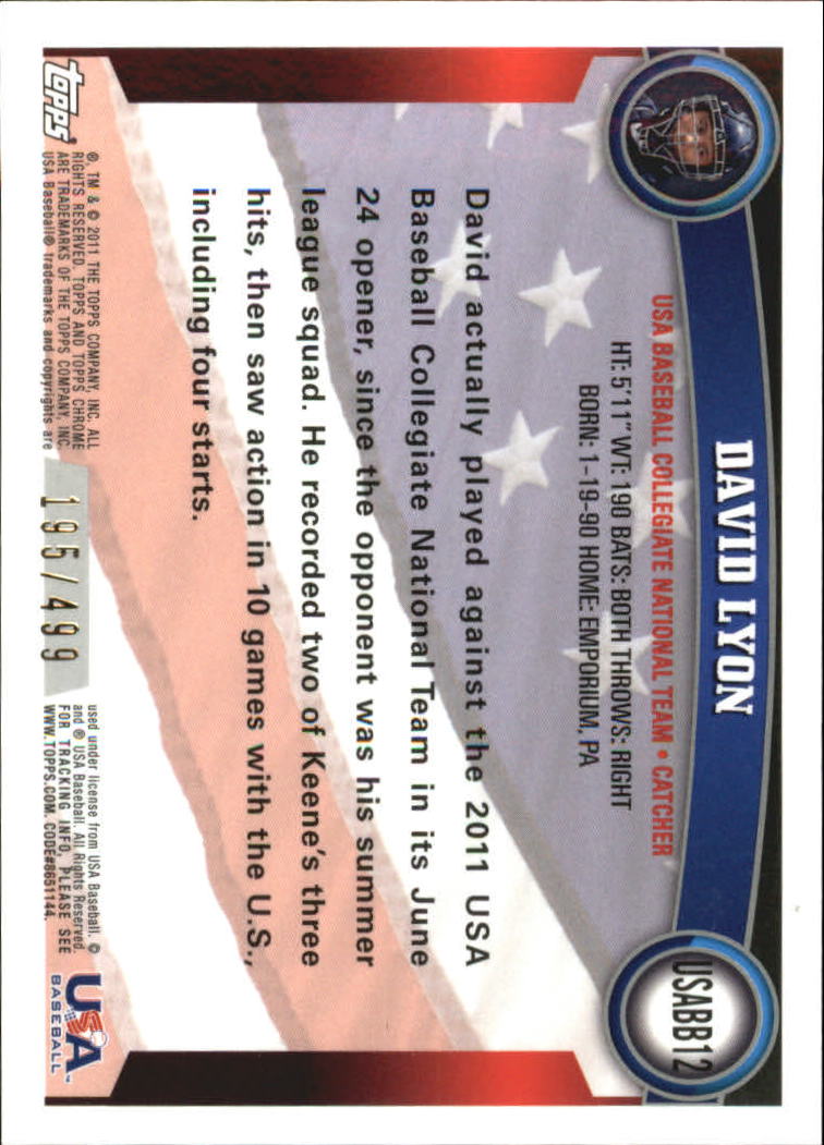 B6614- 2011 Topps Chrome USA Baseball Refractors -You Pick- 15+ FREE US SHIP - Picture 22 of 47