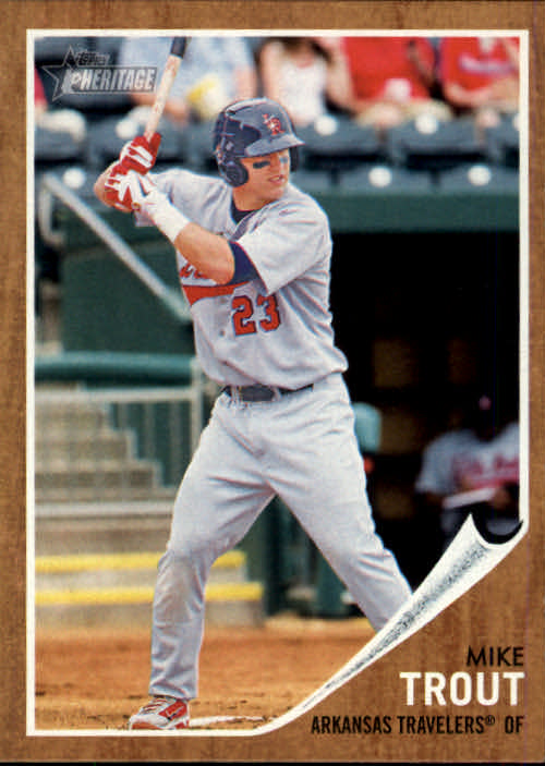 2011 Topps Heritage Minors #44 Mike Trout