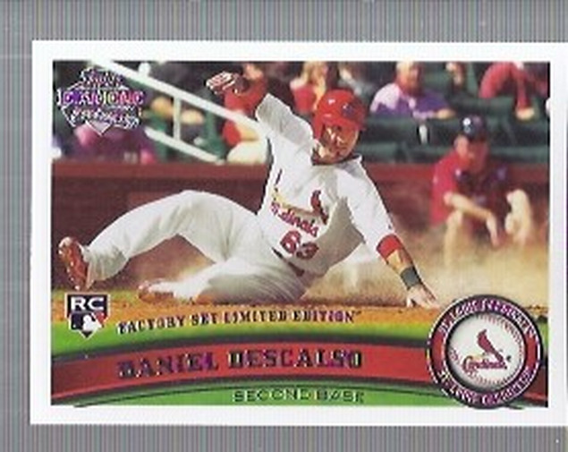 2011 Topps Diamond Anniversary Factory Set Limited Edition #87 Daniel Descalso