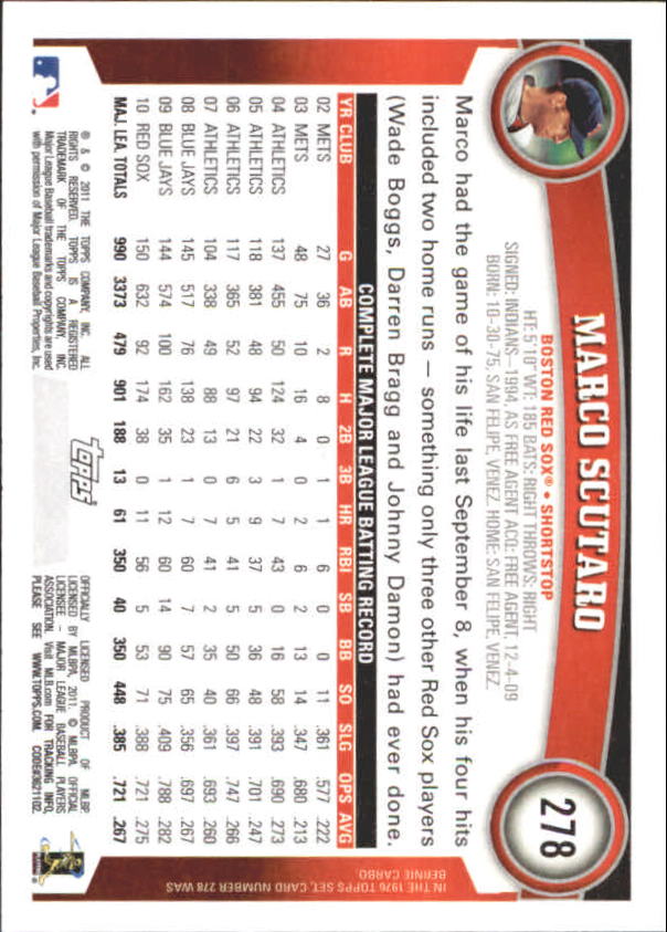 A3166- 2011 Topps Diamant Jubiläum BB 251-500 -du Pick- 15 + Gratis US Schiff - Bild 34 von 298