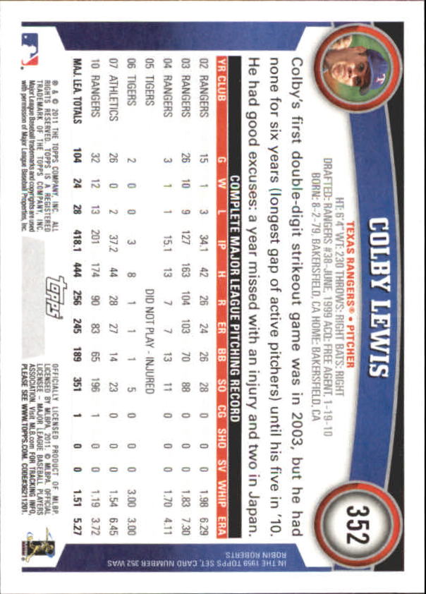 A3166- 2011 Topps Diamant Jubiläum BB 251-500 -du Pick- 15 + Gratis US Schiff - Bild 123 von 298