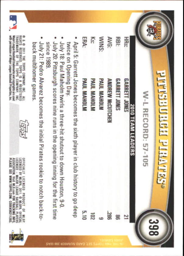 A3166- 2011 Topps Diamant Jubiläum BB 251-500 -du Pick- 15 + Gratis US Schiff - Bild 179 von 298