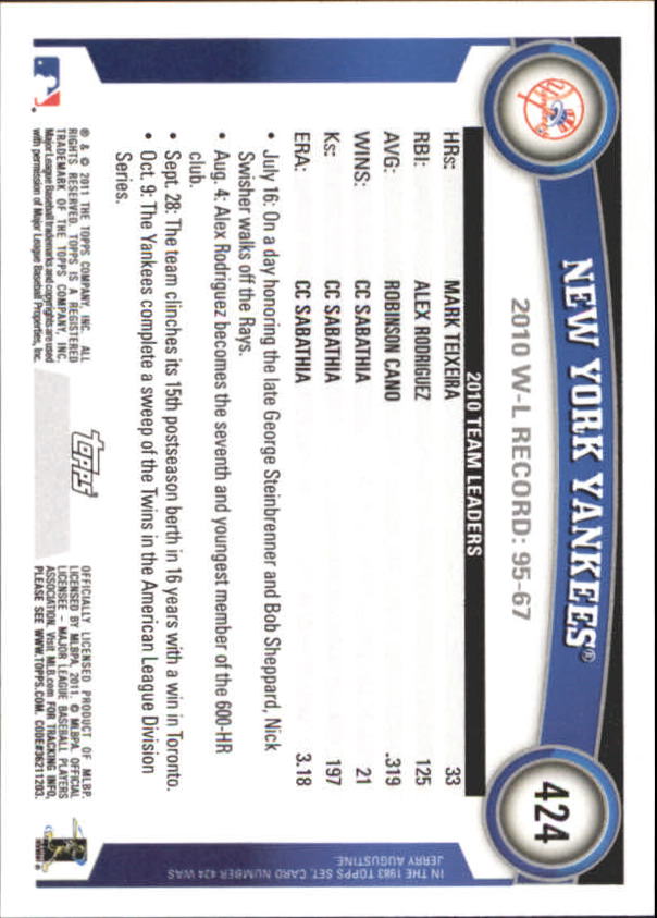 A3166- 2011 Topps Diamant Jubiläum BB 251-500 -du Pick- 15 + Gratis US Schiff - Bild 210 von 298