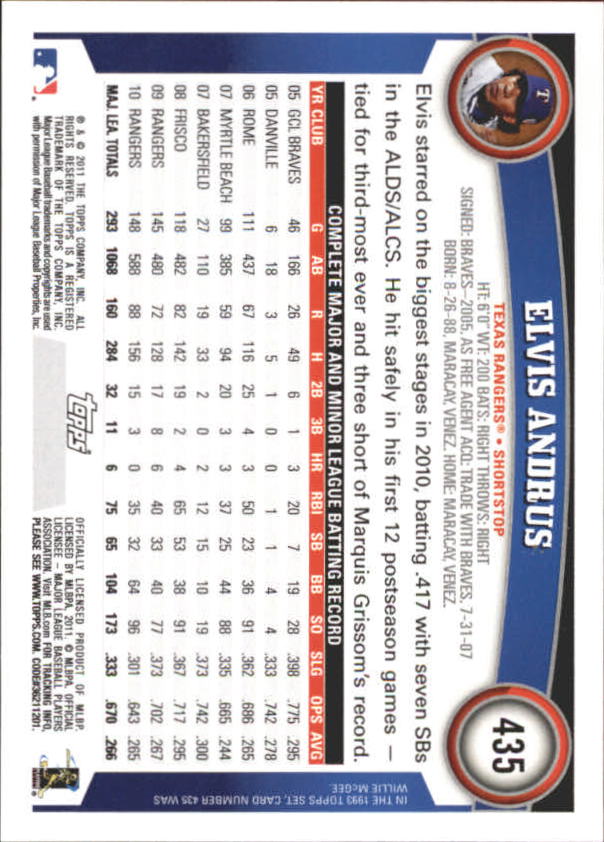 A3166- 2011 Topps Diamant Jubiläum BB 251-500 -du Pick- 15 + Gratis US Schiff - Bild 221 von 298