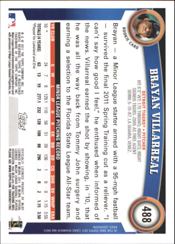 A3166- 2011 Topps Diamant Jubiläum BB 251-500 -du Pick- 15 + Gratis US Schiff - Bild 283 von 298