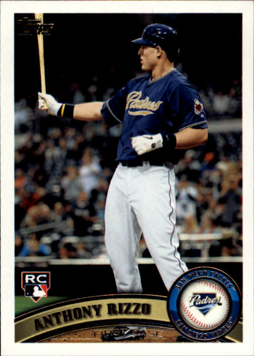 2011 Topps Update #US55 Anthony Rizzo RC