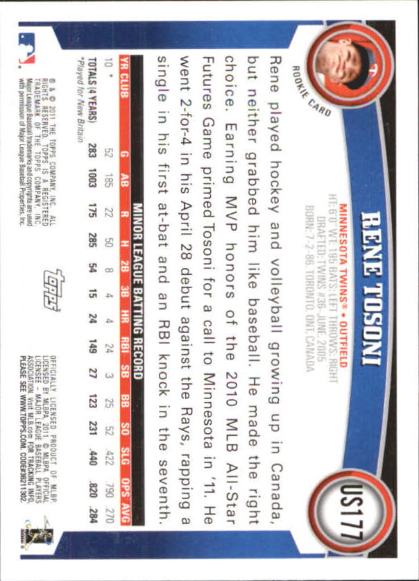 Бейсбольные одиночные игры 2011 Topps Update Diamond Anniversary - на выбор