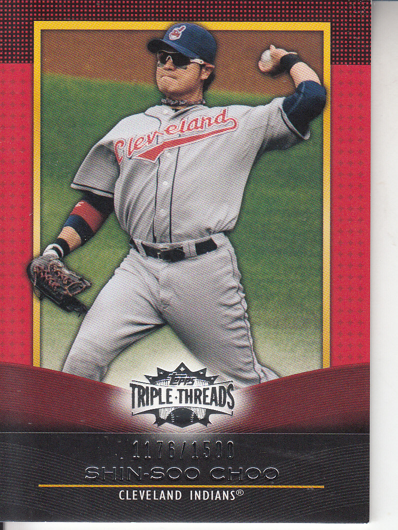 2011 Topps Triple Threads - Shin-Soo Choo #12 /1500 for sale 2011 Topps Triple Threads - Shin-Soo Choo #12 /1500 for sale