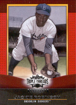 2011 Topps Triple Threads #38 Jackie Robinson