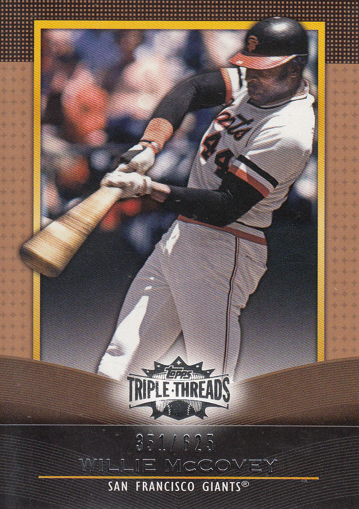 2011 Topps Triple Threads Sepia #17 Willie McCovey