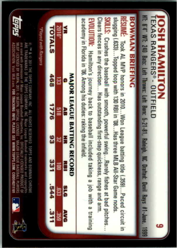 B5206- 2011 Bowman Chrome Baseball Card #s 1-220 -You Pick- 15+ FREE US SHIP - Picture 8 of 381