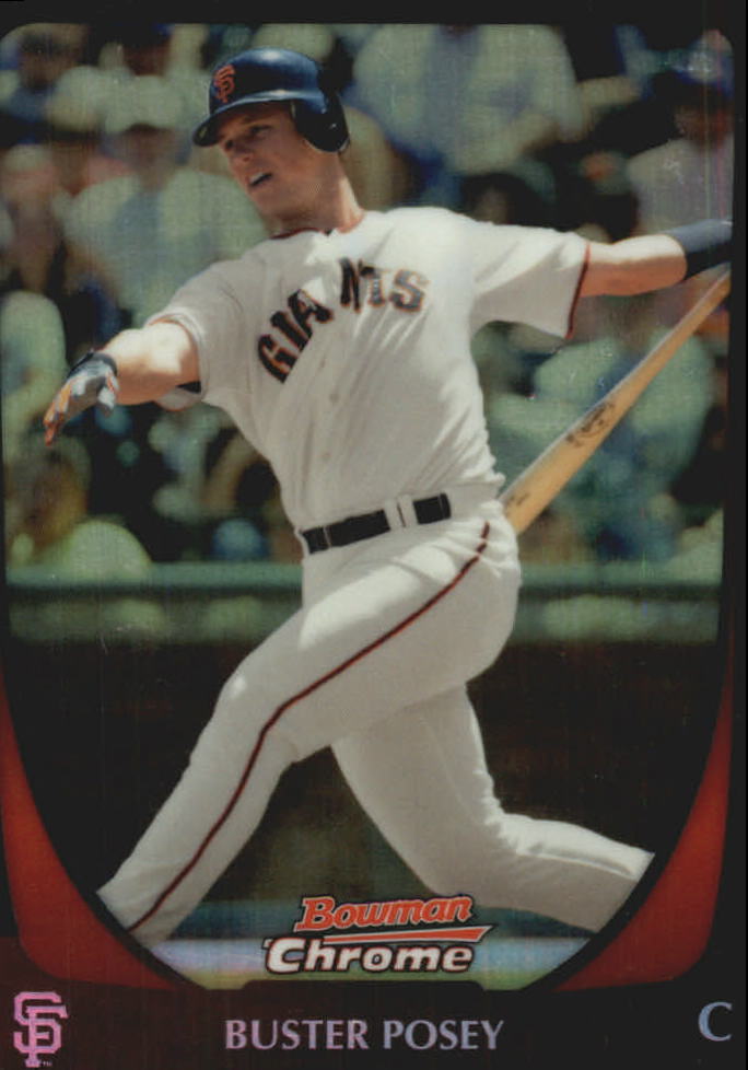 2011 Bowman Chrome Refractors #1 Buster Posey