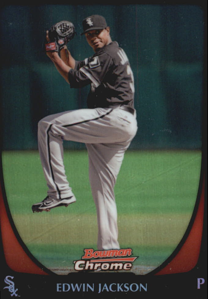 2011 Bowman Chrome Refractors #3 Edwin Jackson