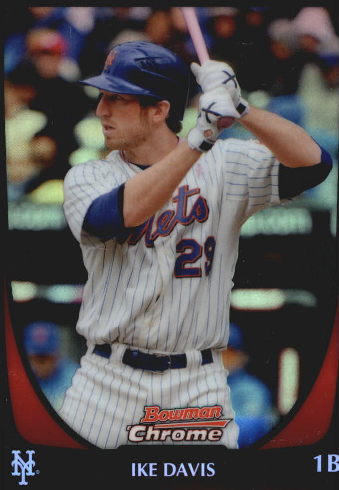 2011 Bowman Chrome Refractors #60 Ike Davis
