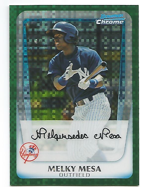 A0151- 2011 Bowman Chrome Prospects Green X-Fractors -You Pick- 15+ FREE US SHIP - Picture 34 of 183