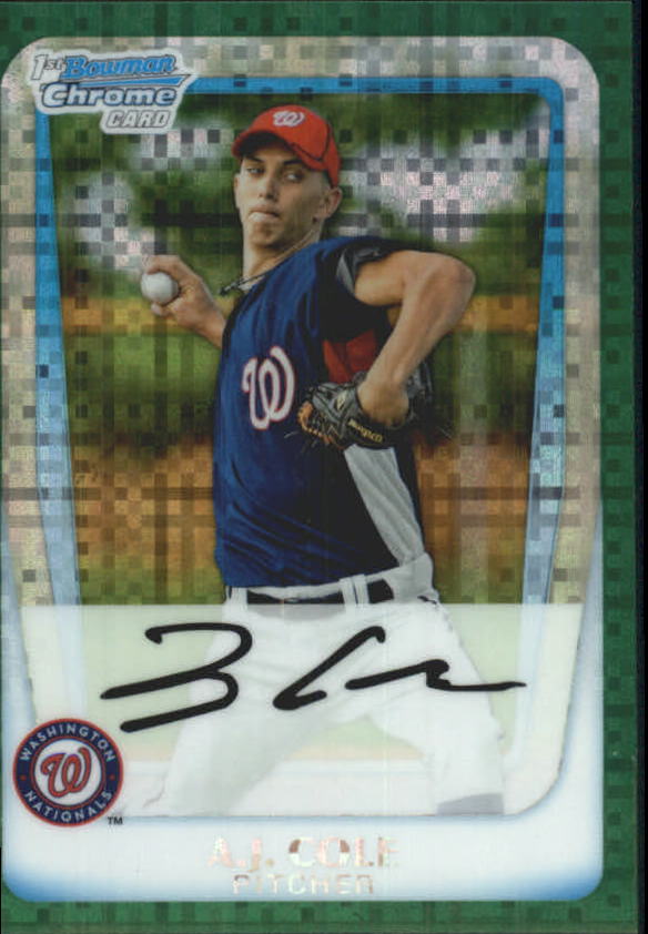 A0151- 2011 Bowman Chrome Prospects Green X-Fractors -You Pick- 15+ FREE US SHIP - Picture 81 of 183