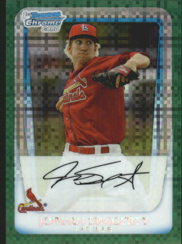 A0151- 2011 Bowman Chrome Prospects Green X-Fractors -You Pick- 15+ FREE US SHIP - Picture 118 of 183