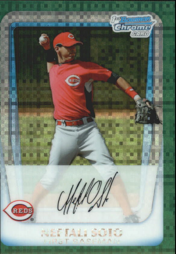 A0151- 2011 Bowman Chrome Prospects Green X-Fractors -You Pick- 15+ FREE US SHIP - Picture 162 of 183