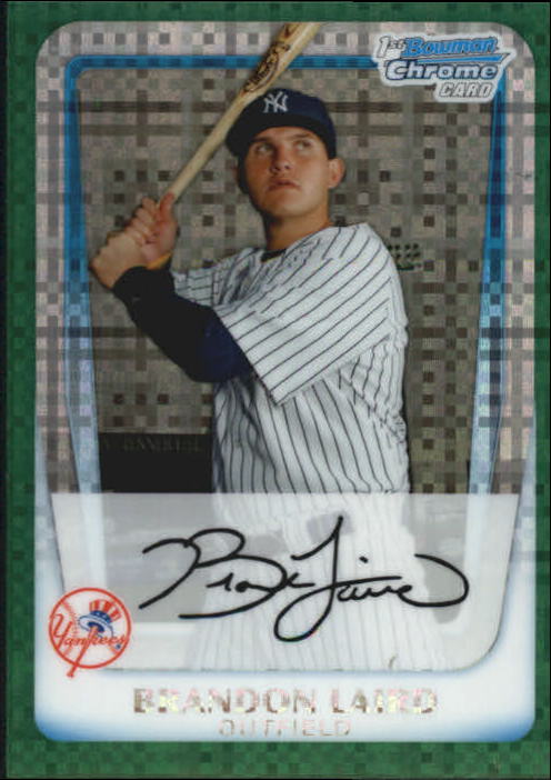 A0151- 2011 Bowman Chrome Prospects Green X-Fractors -You Pick- 15+ FREE US SHIP - Picture 170 of 183