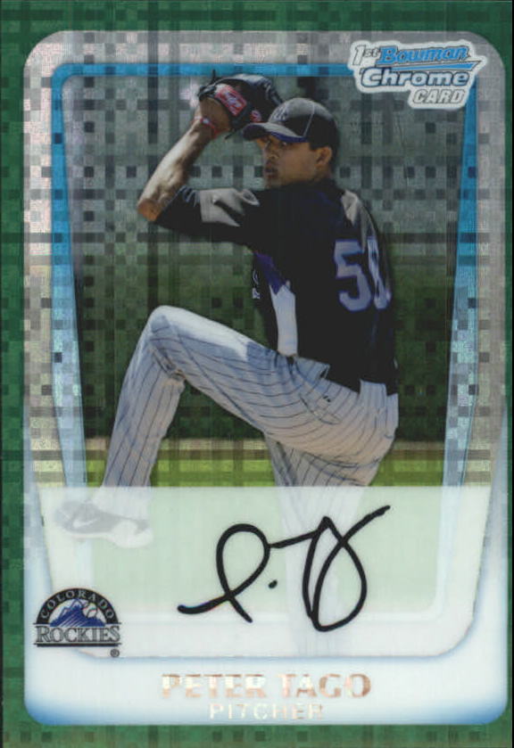 A0151- 2011 Bowman Chrome Prospects Green X-Fractors -You Pick- 15+ FREE US SHIP - Picture 172 of 183