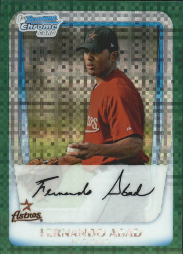 A0151- 2011 Bowman Chrome Prospects Green X-Fractors -You Pick- 15+ FREE US SHIP - Picture 180 of 183