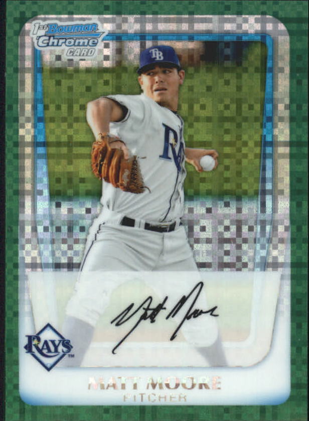 A0151- 2011 Bowman Chrome Prospects Green X-Fractors -You Pick- 15+ FREE US SHIP - Picture 182 of 183
