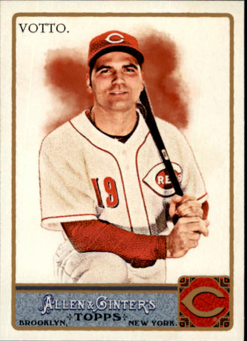 2011 Topps Allen and Ginter Glossy #80 Joey Votto