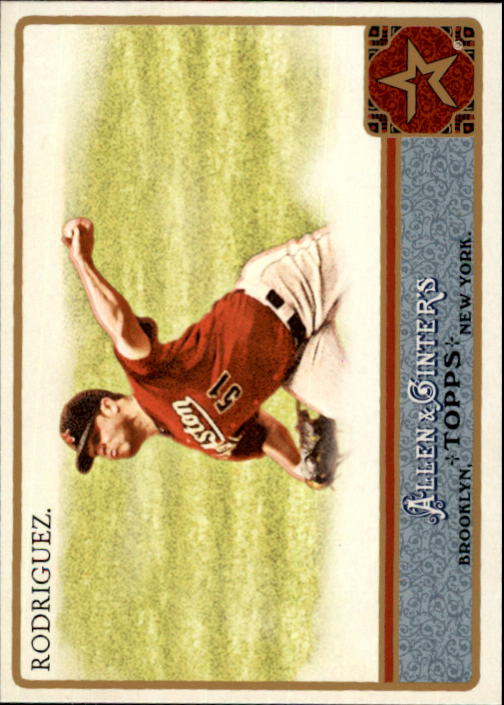 2011 Topps Allen and Ginter Glossy #102 Wandy Rodriguez