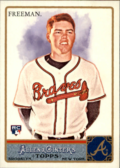 2011 Topps Allen and Ginter Glossy #198 Freddie Freeman