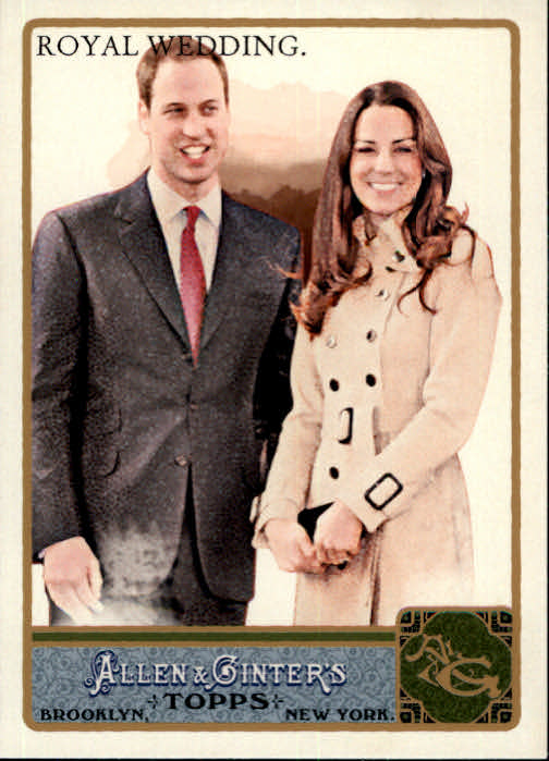 2011 Topps Allen and Ginter Glossy #293 Prince William/Kate Middleton
