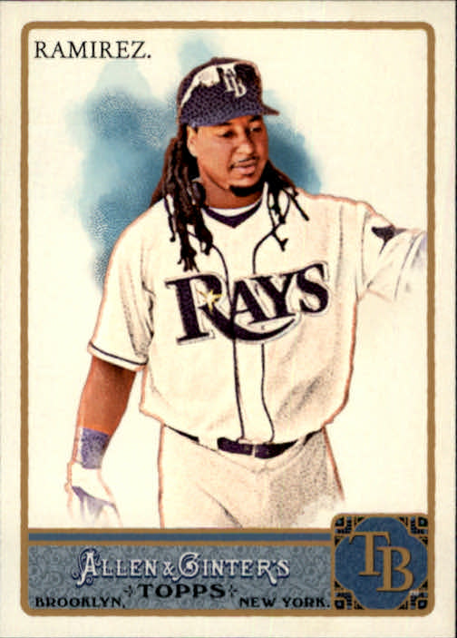 2011 Topps Allen and Ginter Glossy #316 Manny Ramirez