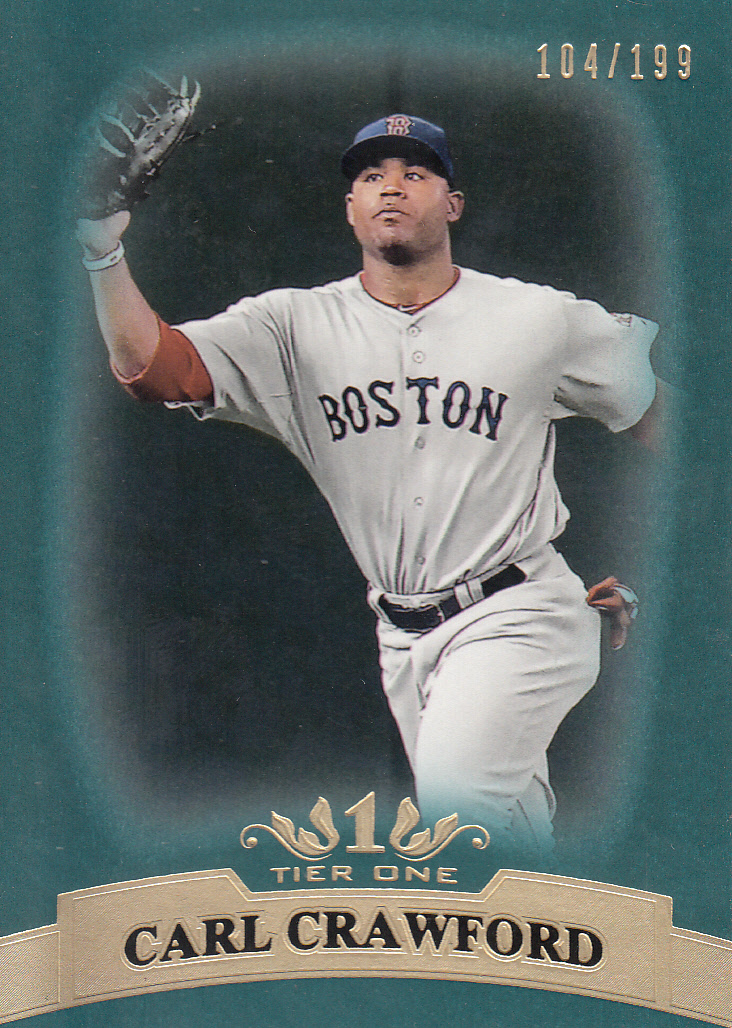 2011 Topps Tier One Blue #54 Carl Crawford