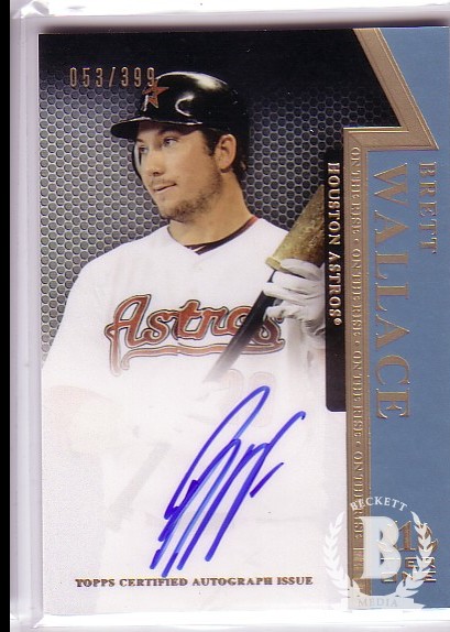2011 Topps Tier One On The Rise Autographs #BW Brett Wallace/399