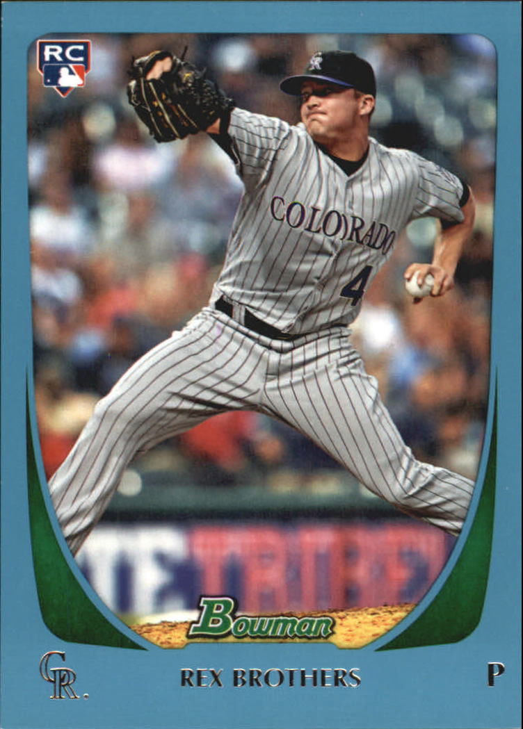 2011 Bowman Draft Blue #9 Rex Brothers