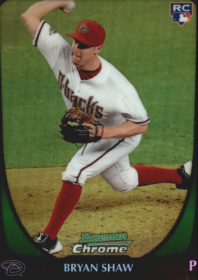 2011 Bowman Chrome Draft Refractors #42 Bryan Shaw